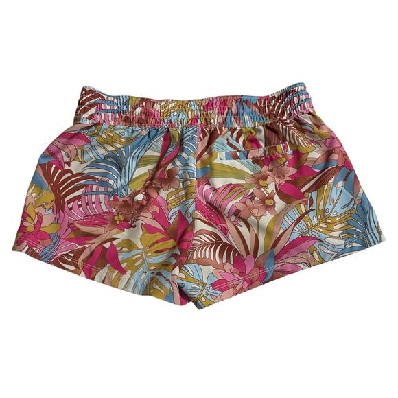 Hurley Womens Board Shorts Size Small Supersuade Palm Paradise Floral Swim Surf - Picture 2 of 10